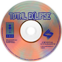 Cartridge artwork for Total Eclipse on the Panasonic 3DO.