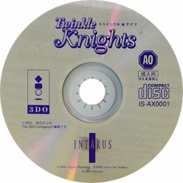 Cartridge artwork for Twinkle Knights on the Panasonic 3DO.