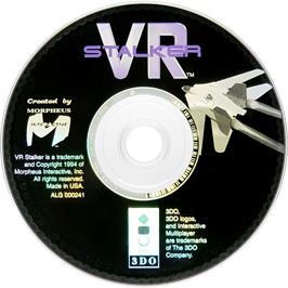 Cartridge artwork for Vr Stalker on the Panasonic 3DO.