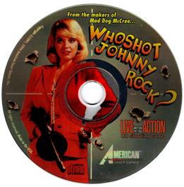 Cartridge artwork for Who Shot Johnny Rock? v1.6 on the Panasonic 3DO.