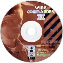Cartridge artwork for Wing Commander 3 - Heart Of The Tiger on the Panasonic 3DO.