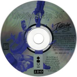 Cartridge artwork for Wolfenstein 3D on the Panasonic 3DO.