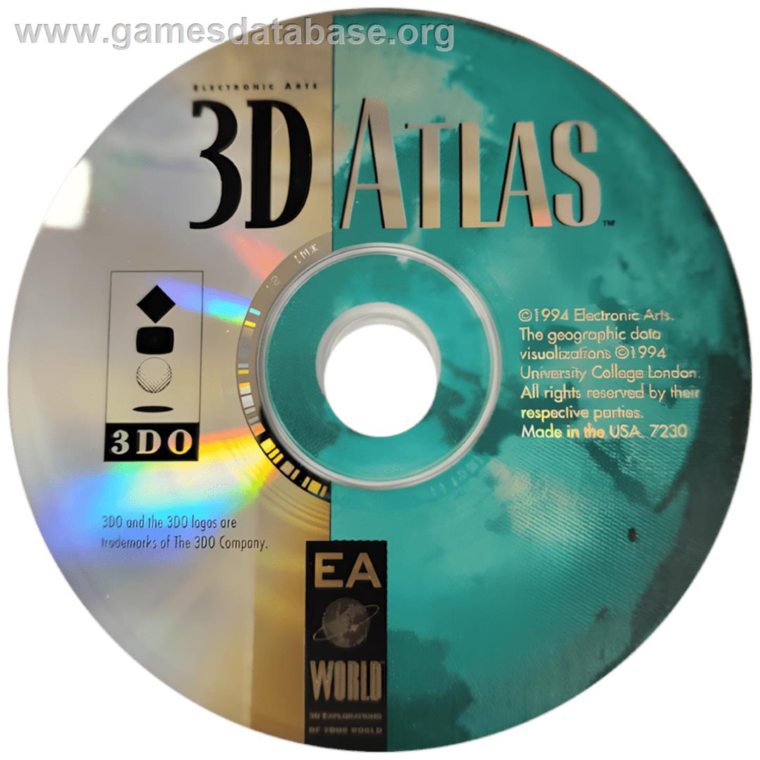 3d Atlas - Panasonic 3DO - Artwork - Cartridge