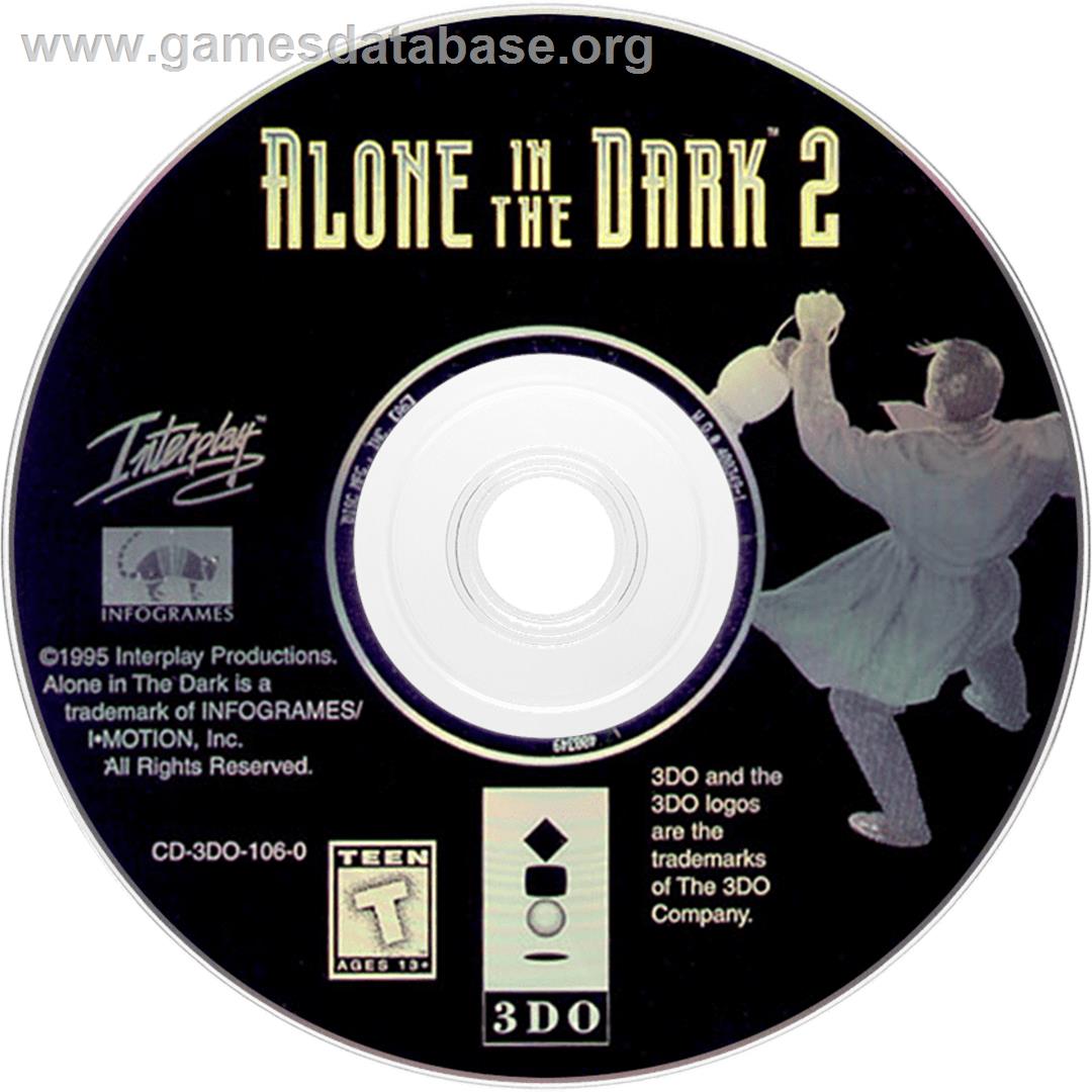 Alone in the Dark 2 - Panasonic 3DO - Artwork - Cartridge