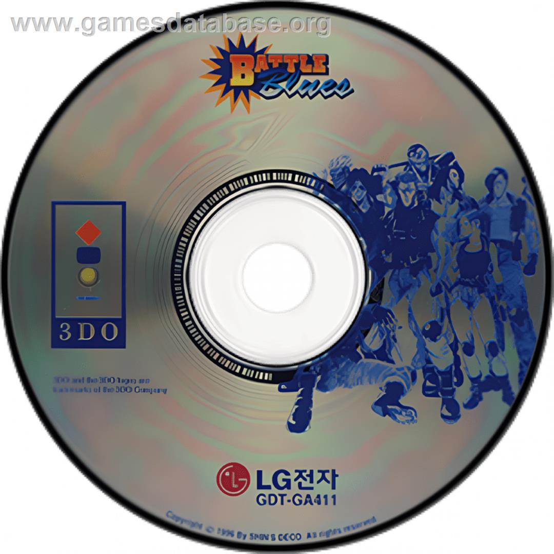 Battle Blues - Panasonic 3DO - Artwork - Cartridge