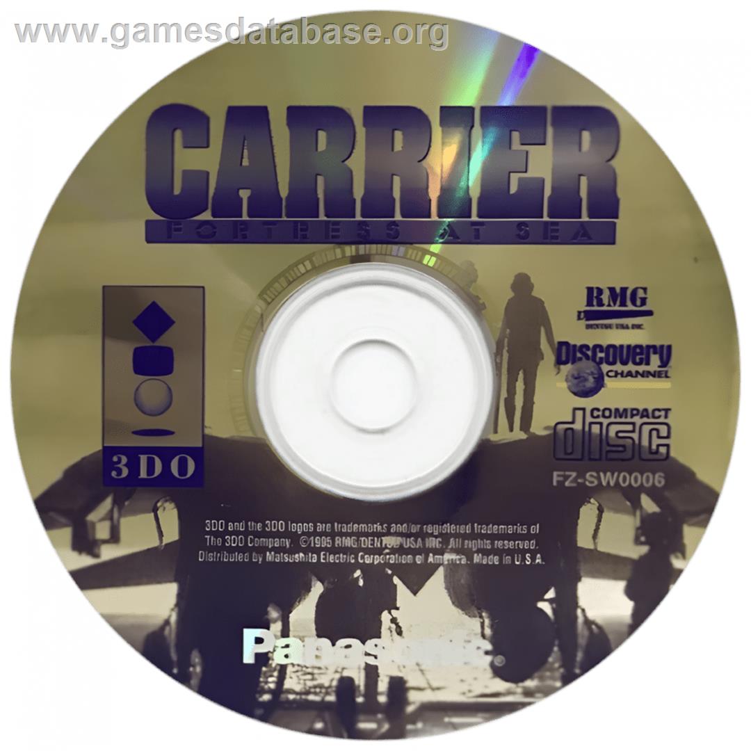 Carrier - Fortress At Sea - Panasonic 3DO - Artwork - Cartridge