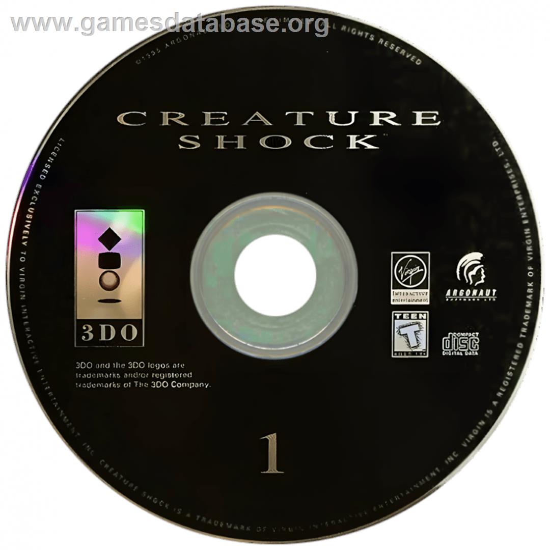 Creature Shock - Panasonic 3DO - Artwork - Cartridge