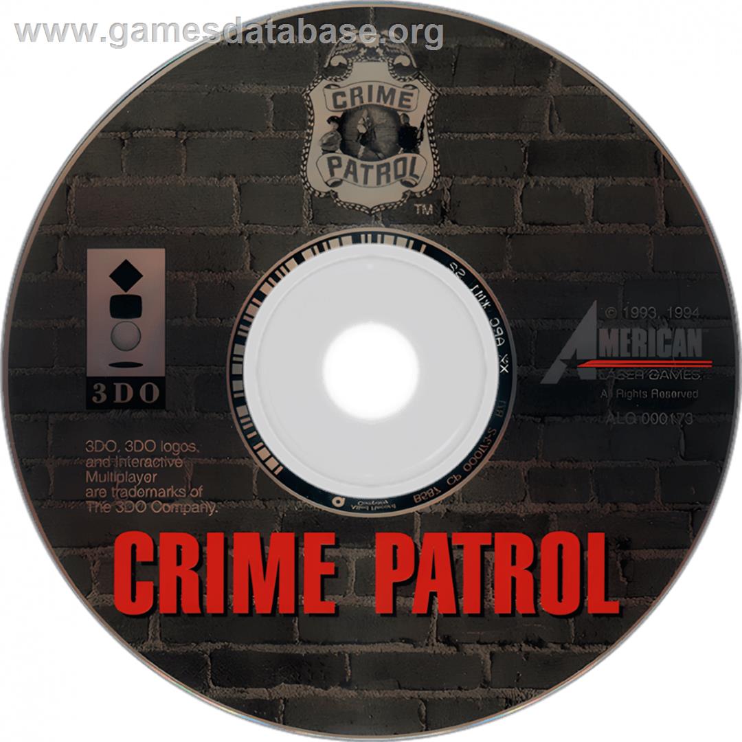 Crime Patrol - Panasonic 3DO - Artwork - Cartridge