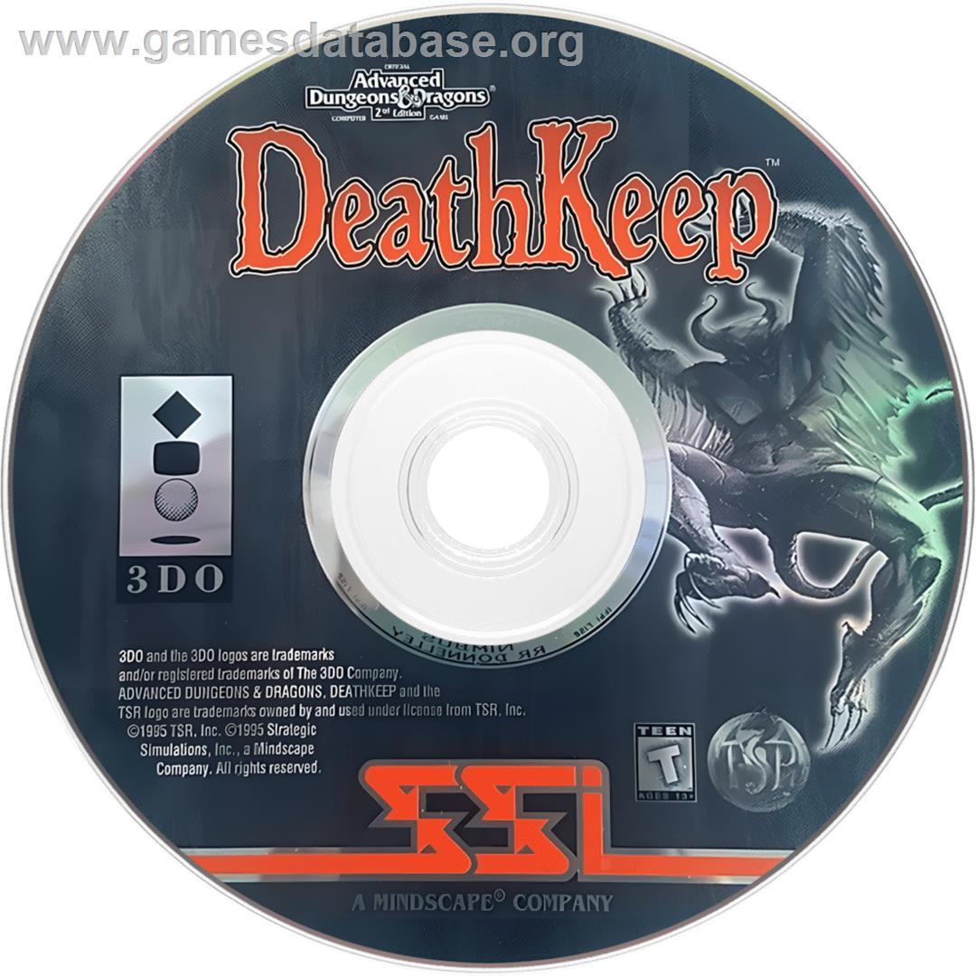 DeathKeep - Panasonic 3DO - Artwork - Cartridge