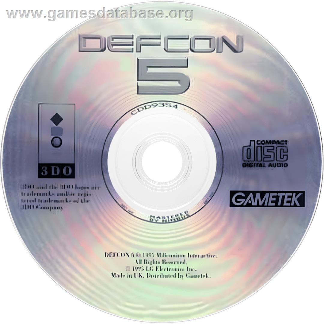Defcon 5 - Panasonic 3DO - Artwork - Cartridge