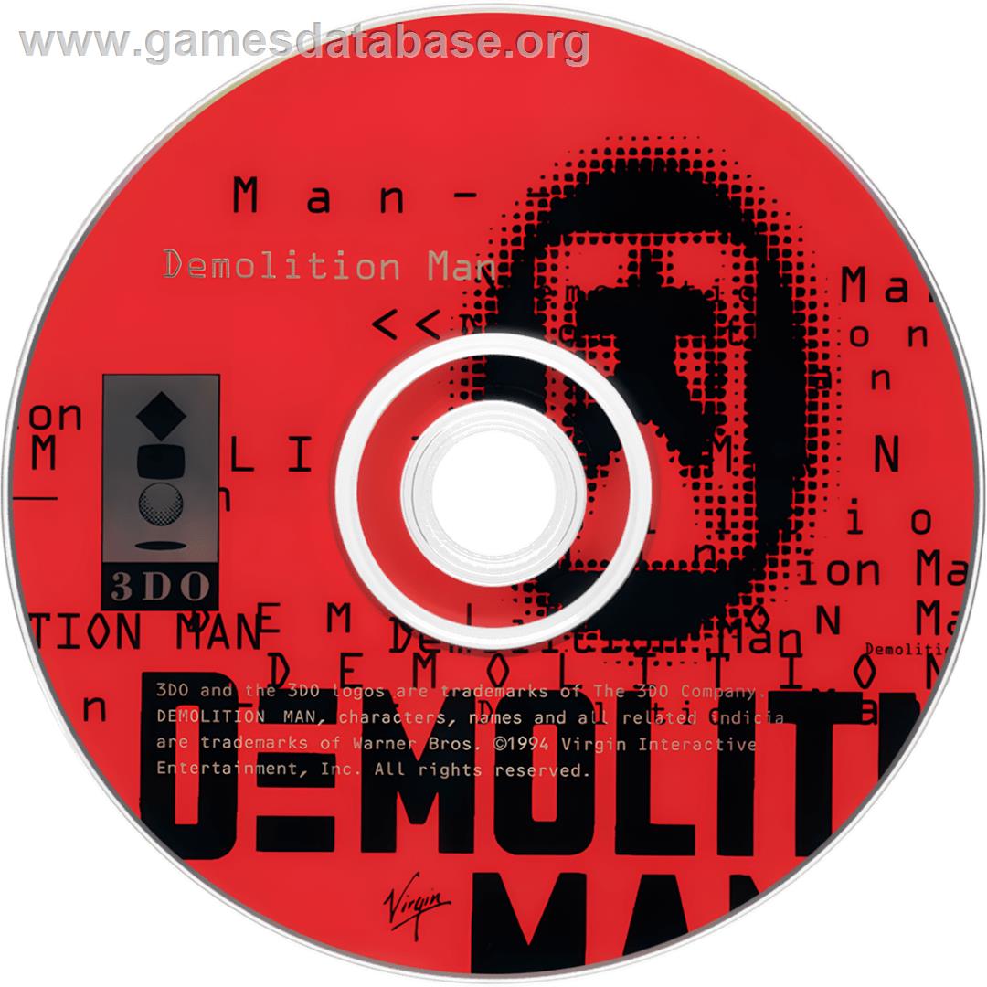 Demolition Man - Panasonic 3DO - Artwork - Cartridge