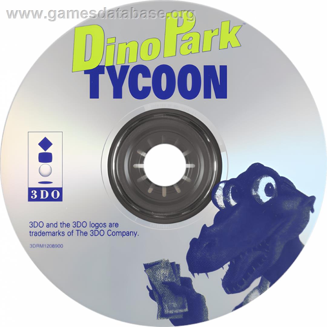 Dinopark Tycoon - Panasonic 3DO - Artwork - Cartridge