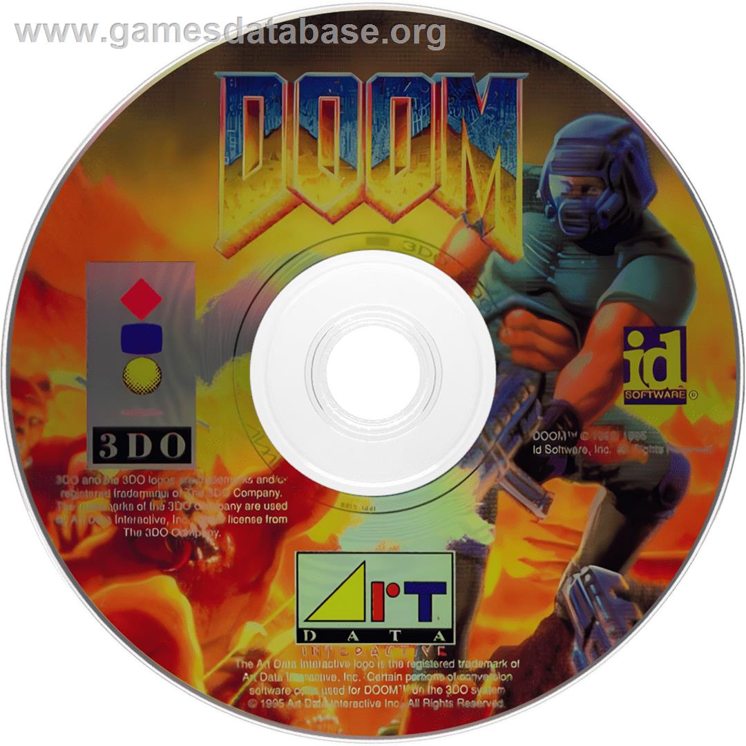 Doom - Panasonic 3DO - Artwork - Cartridge