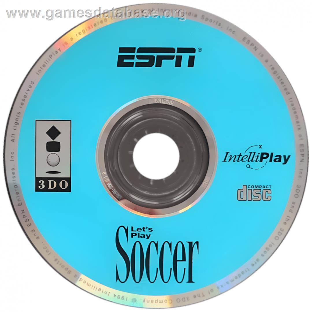 ESPN Let's Play Soccer with John Harkes and Mia Hamm - Panasonic 3DO - Artwork - Cartridge