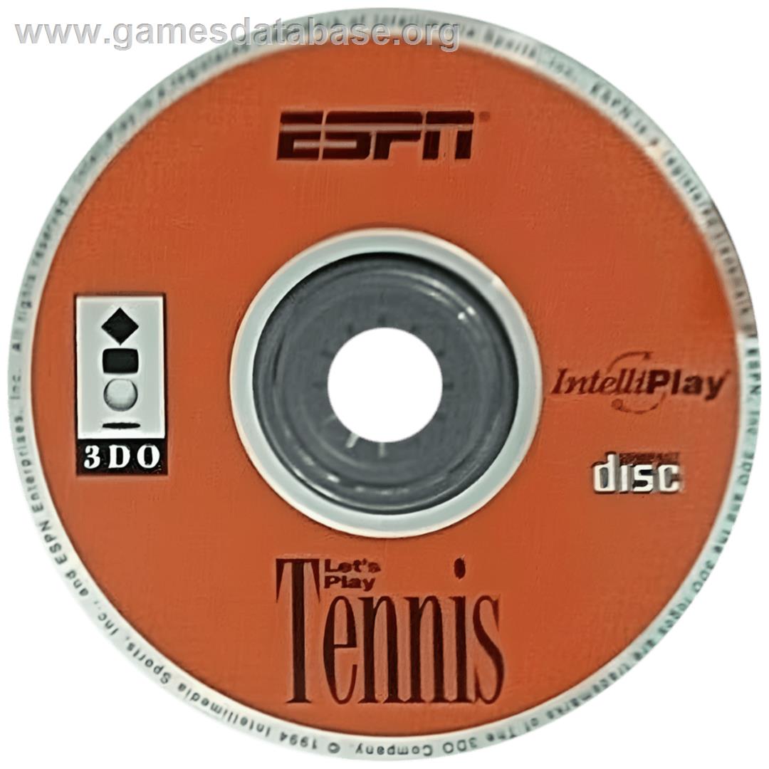 ESPN Let's Play Tennis with Tracy Austin - Panasonic 3DO - Artwork - Cartridge