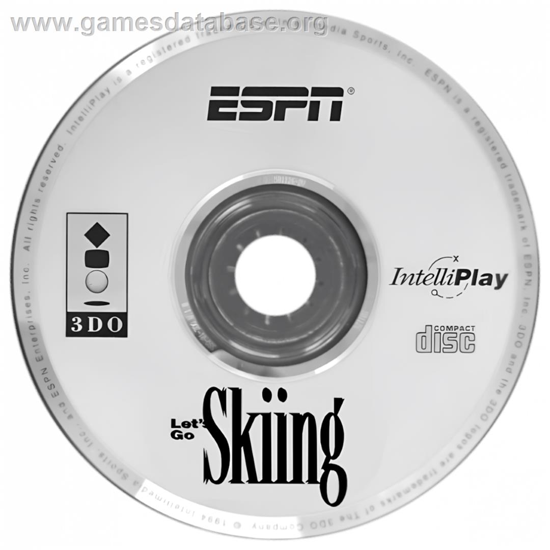 Espn - Let's Go Skiing - Panasonic 3DO - Artwork - Cartridge