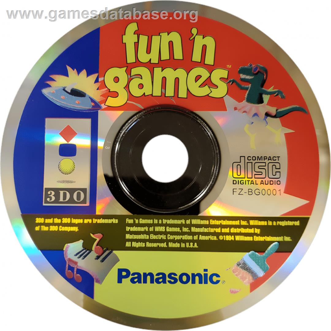 Fun 'n' Games - Panasonic 3DO - Artwork - Cartridge