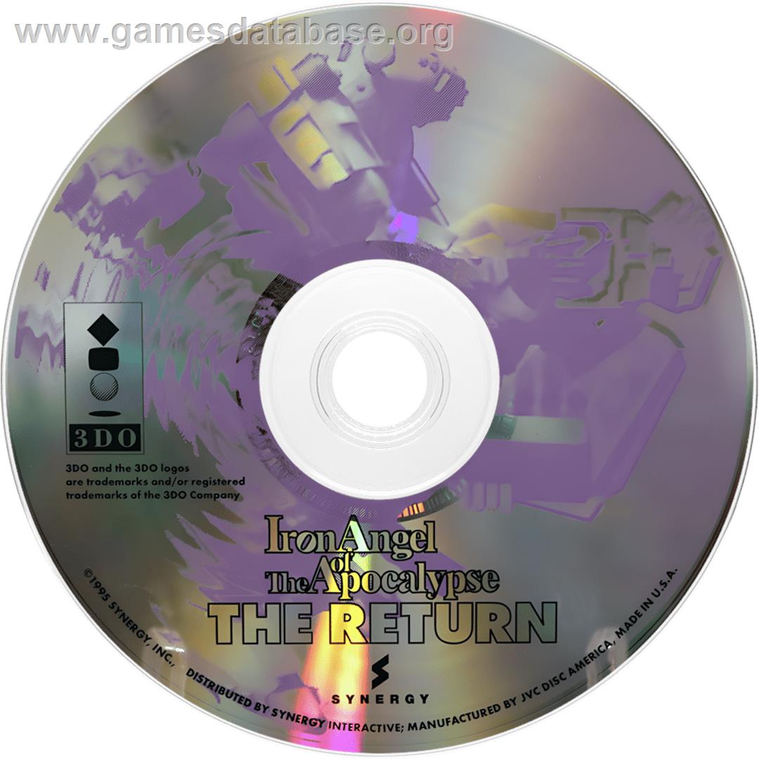 Iron Angel Of The Apocalypse - The Return - Panasonic 3DO - Artwork - Cartridge