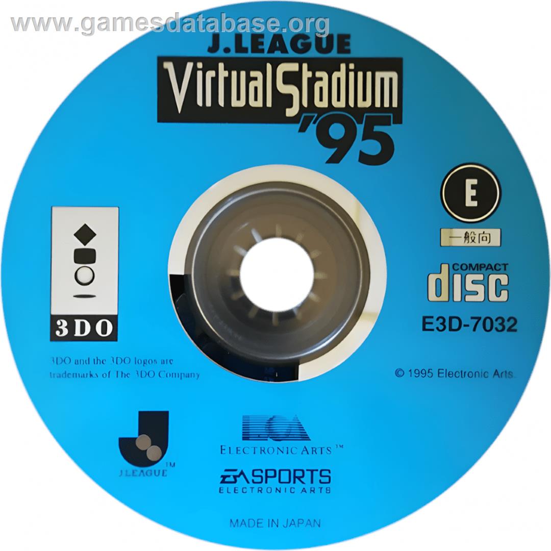 J.League Virtual Stadium '95 - Panasonic 3DO - Artwork - Cartridge