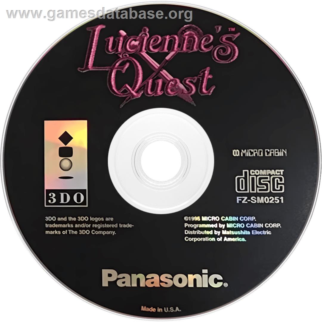 Lucienne's Quest - Panasonic 3DO - Artwork - Cartridge
