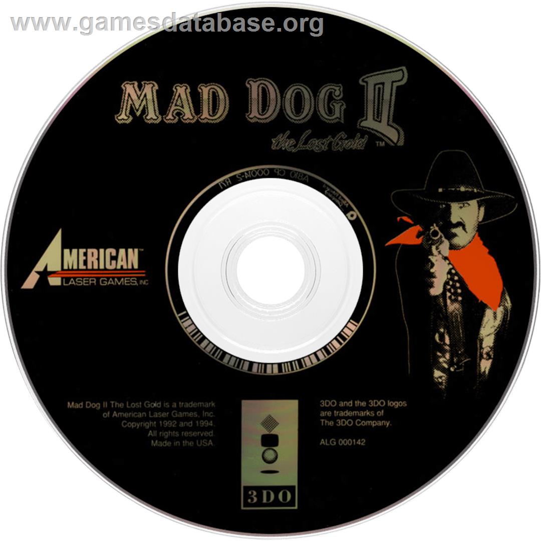 Mad Dog II: The Lost Gold v2.04 - Panasonic 3DO - Artwork - Cartridge
