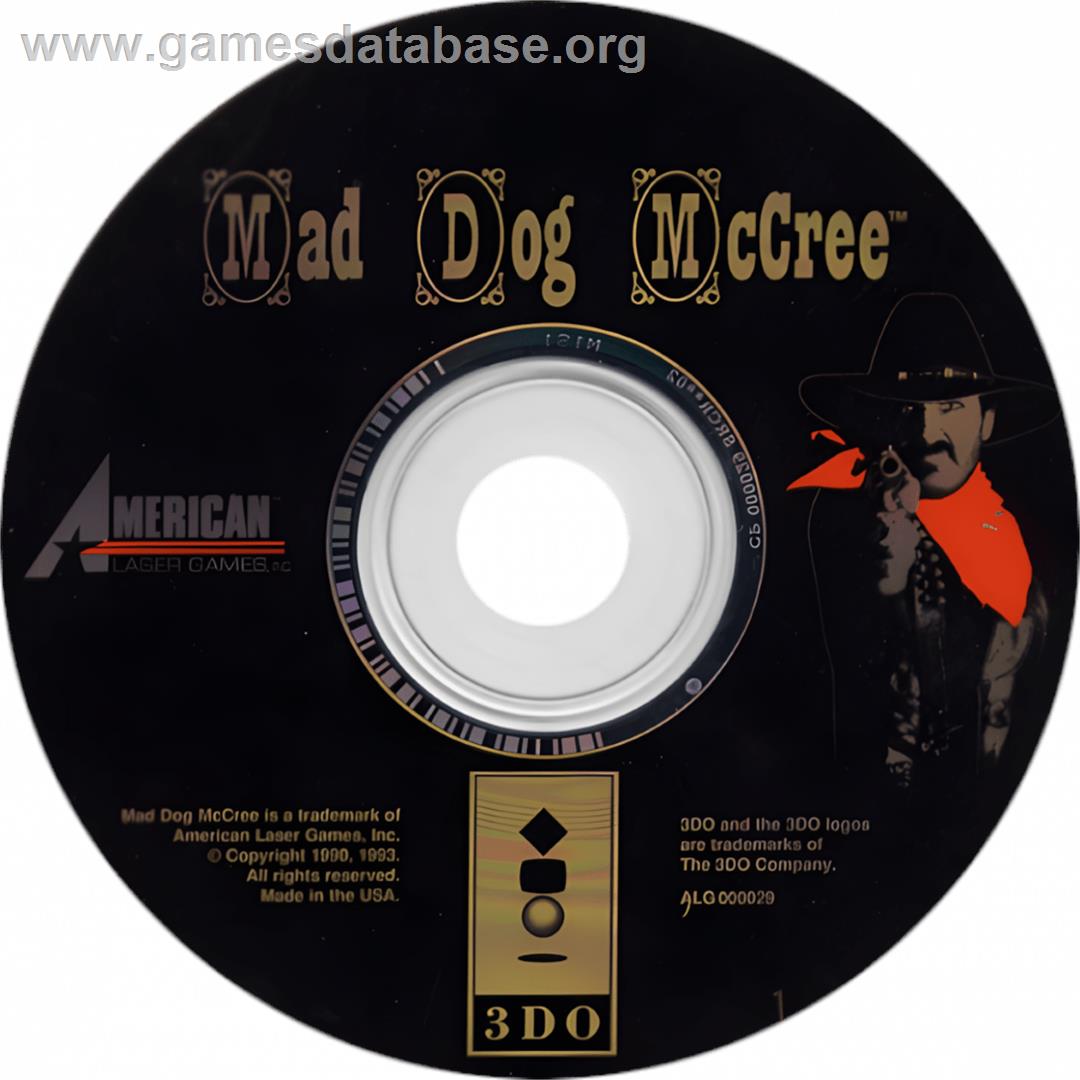 Mad Dog Mccree - Panasonic 3DO - Artwork - Cartridge