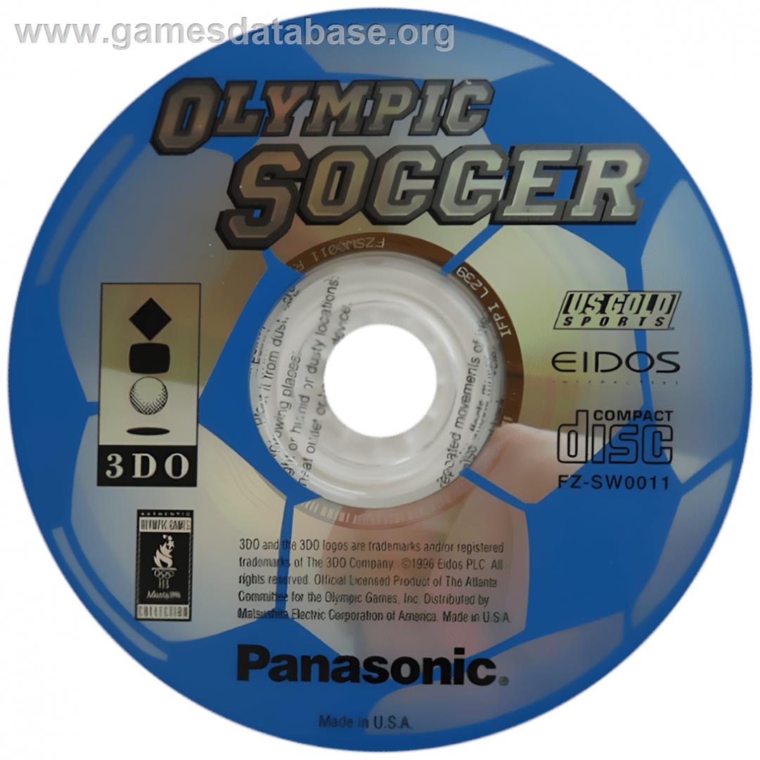 Olympic Soccer - Panasonic 3DO - Artwork - Cartridge