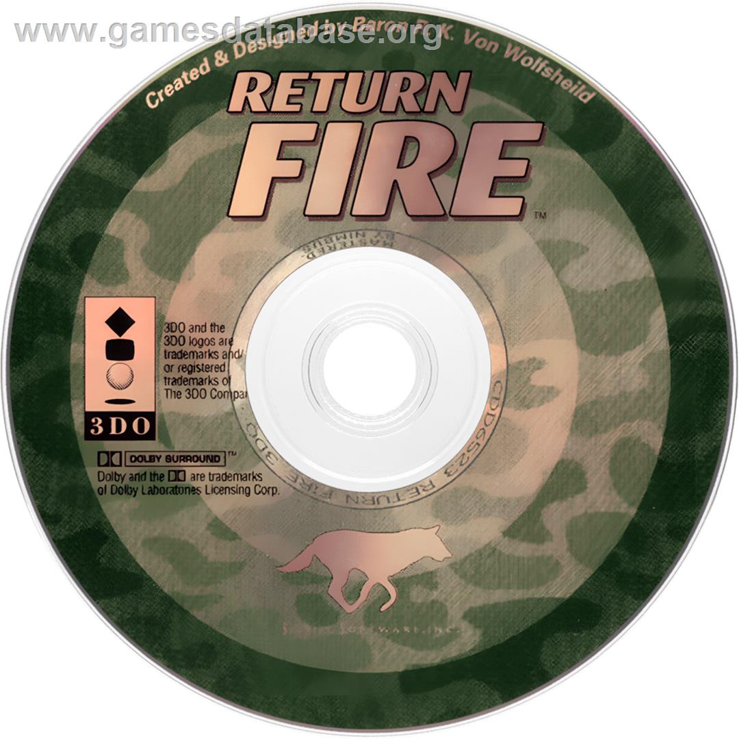 Return Fire - Panasonic 3DO - Artwork - Cartridge