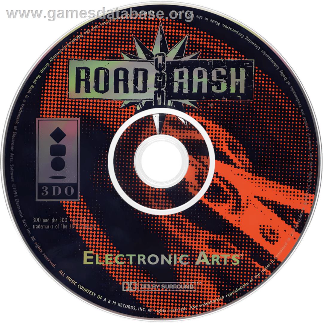 Road Rash - Panasonic 3DO - Artwork - Cartridge