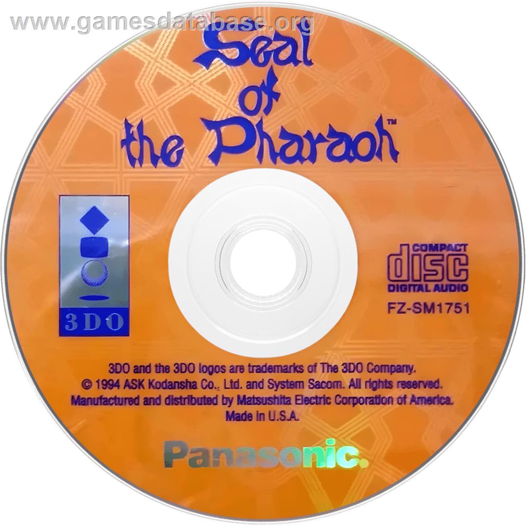 Seal Of The Pharaoh - Panasonic 3DO - Artwork - Cartridge