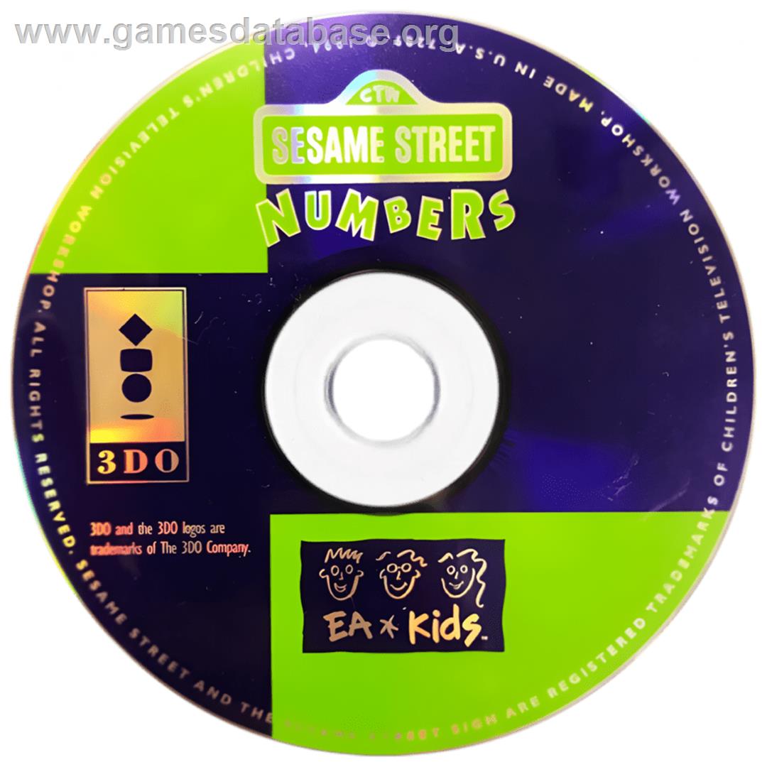 Sesame Street - Numbers - Panasonic 3DO - Artwork - Cartridge