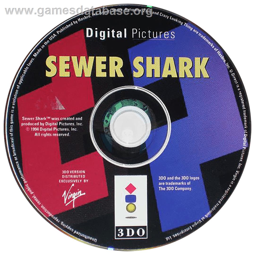 Sewer Shark - Panasonic 3DO - Artwork - Cartridge