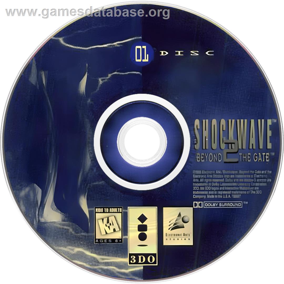 Shock Wave 2 - Beyond The Gate - Panasonic 3DO - Artwork - Cartridge