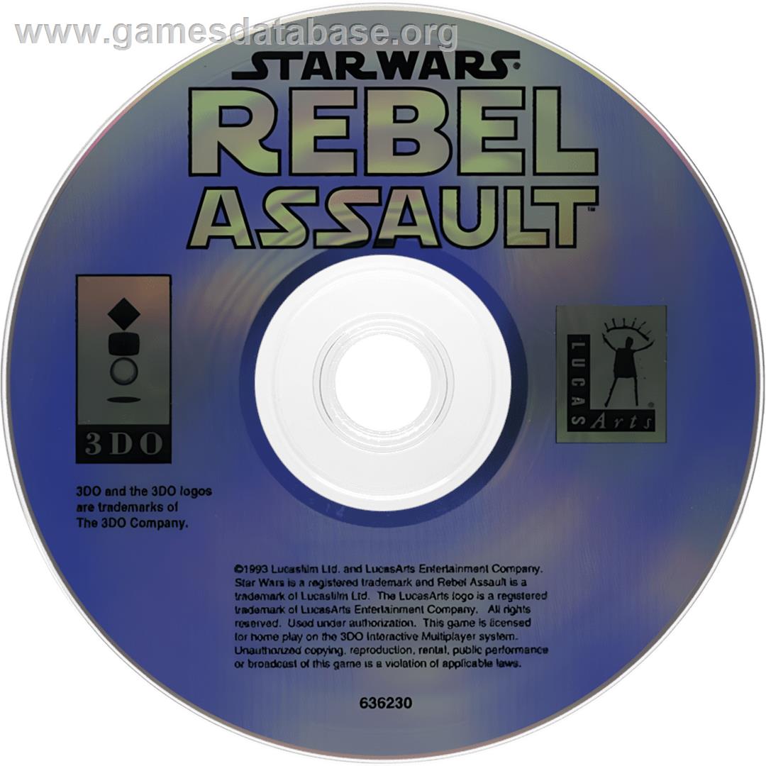 Star Wars - Rebel Assault - Panasonic 3DO - Artwork - Cartridge