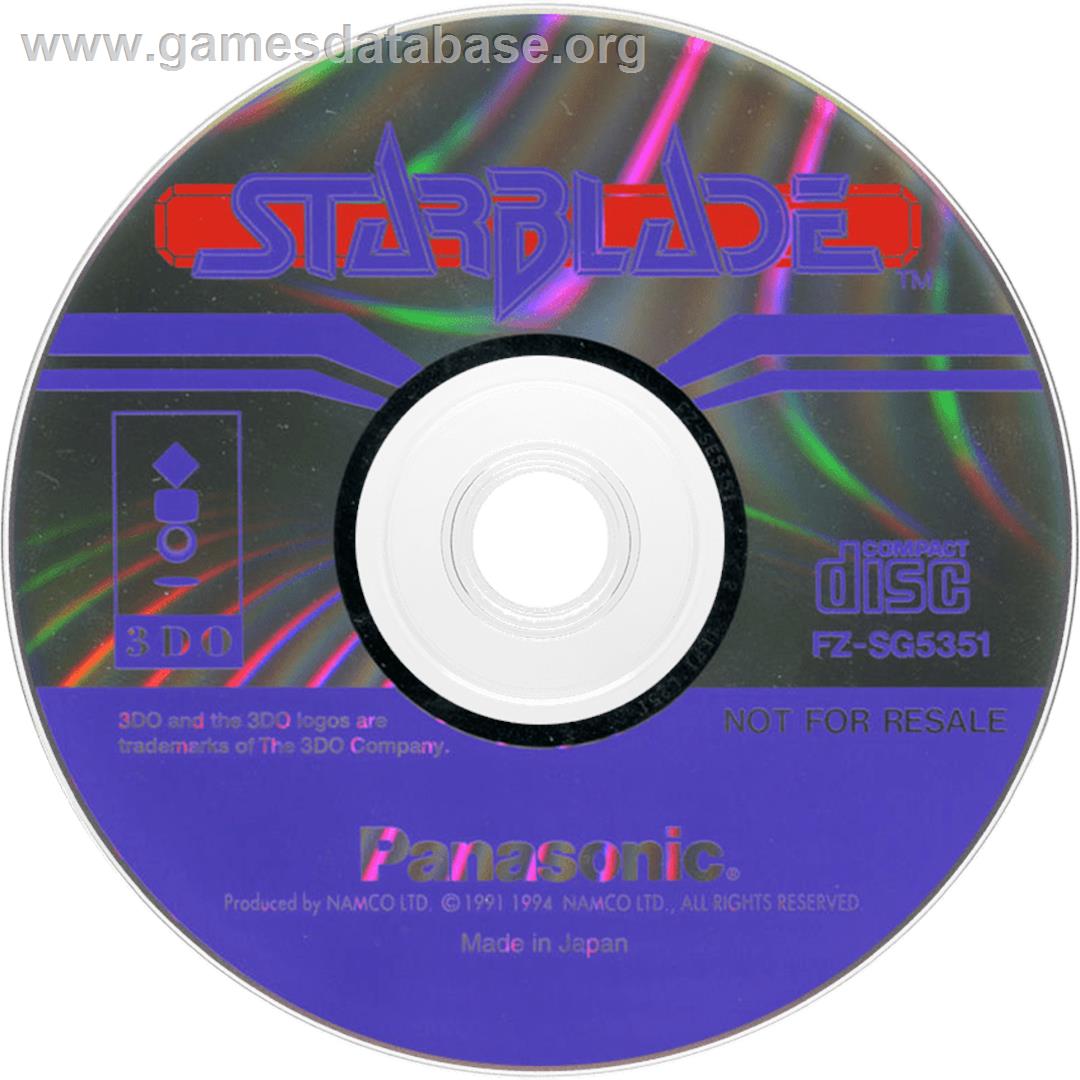 Starblade - Panasonic 3DO - Artwork - Cartridge