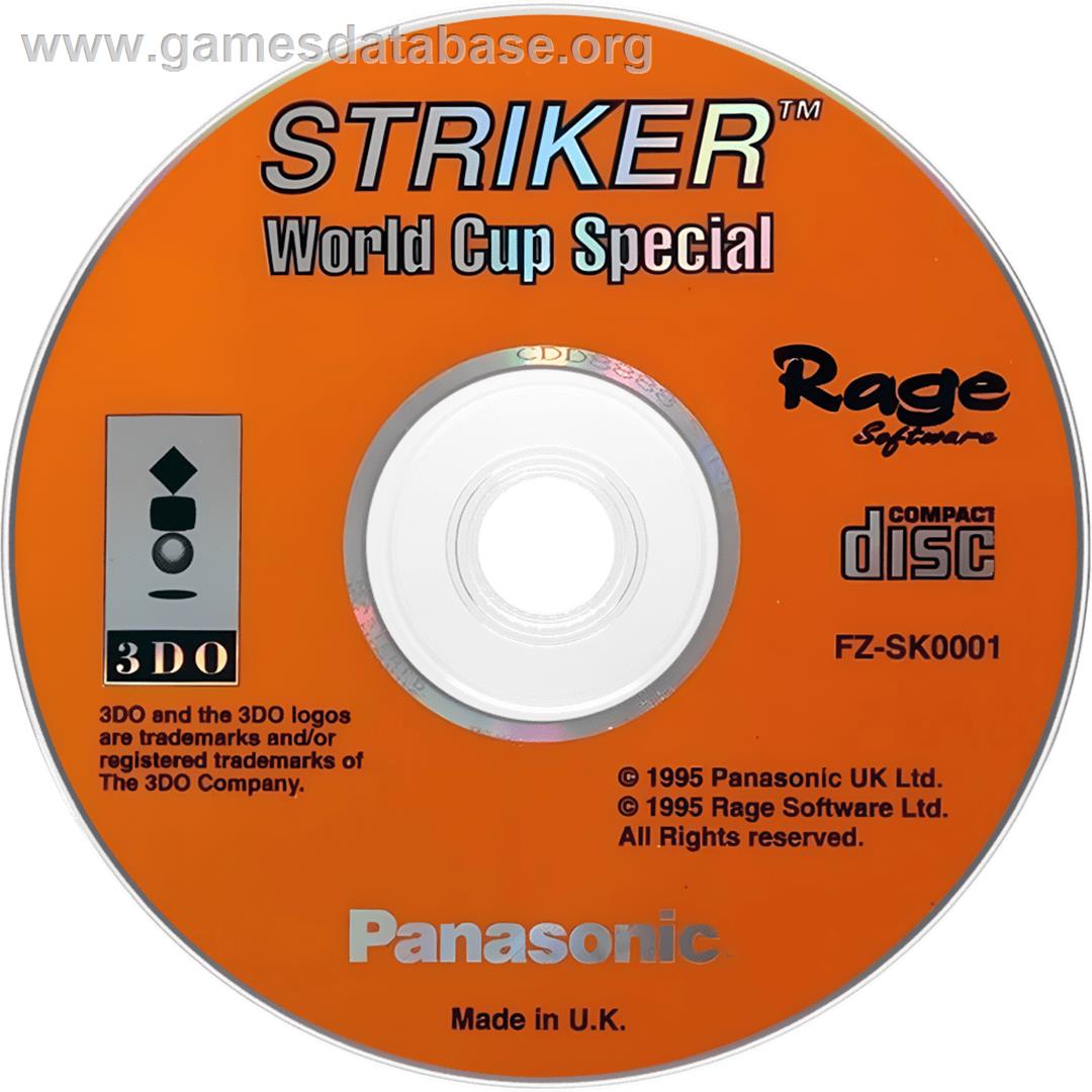 Striker - World Cup Special - Panasonic 3DO - Artwork - Cartridge