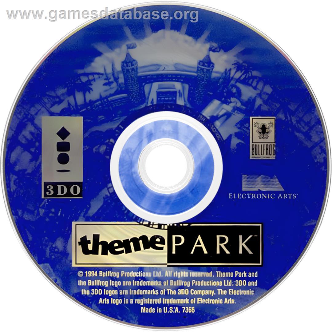 Theme Park - Panasonic 3DO - Artwork - Cartridge