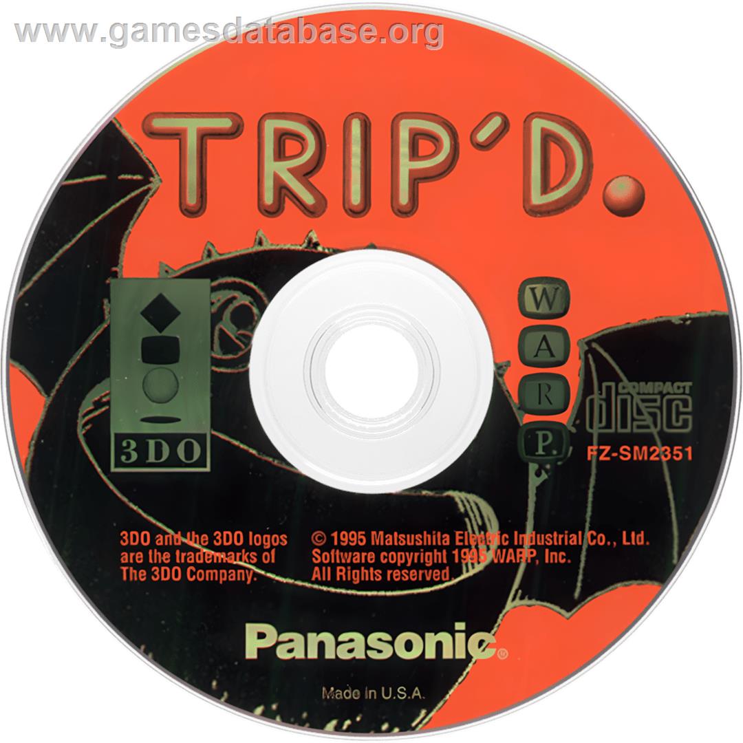 Trip'd - Panasonic 3DO - Artwork - Cartridge