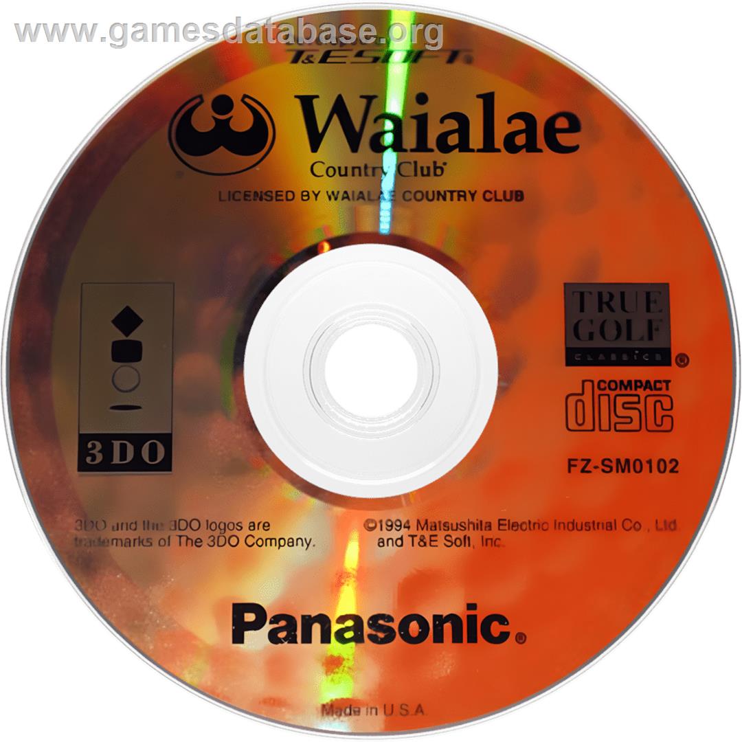 True Golf Classics - Waialae Country Club - Panasonic 3DO - Artwork - Cartridge