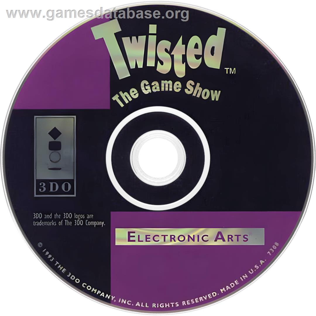 Twisted - The Game Show - Panasonic 3DO - Artwork - Cartridge