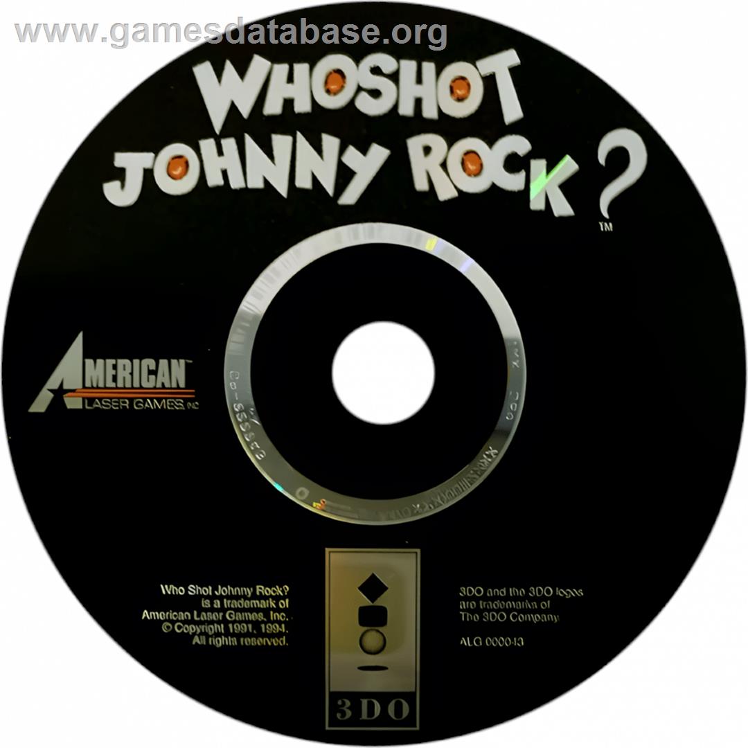 Who Shot Johnny Rock - Panasonic 3DO - Artwork - Cartridge
