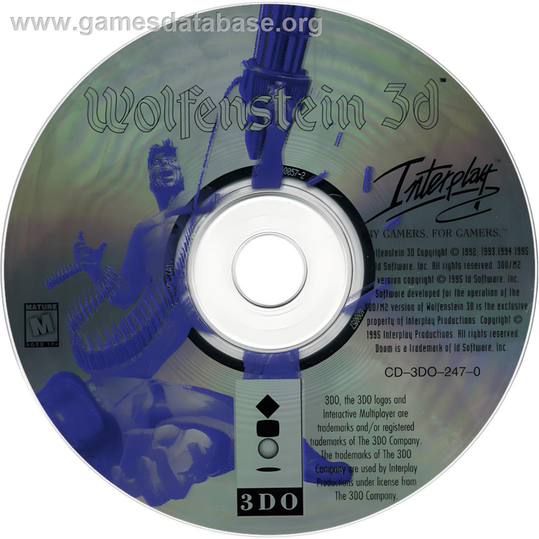 Wolfenstein 3D - Panasonic 3DO - Artwork - Cartridge