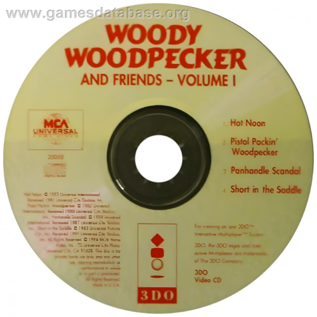Woody Woodpecker And Friends - Volume One - Panasonic 3DO - Artwork - Cartridge