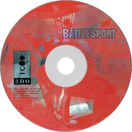Artwork on the Disc for Battlesport on the Panasonic 3DO.