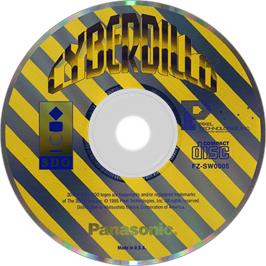 Artwork on the Disc for Cyberdillo on the Panasonic 3DO.