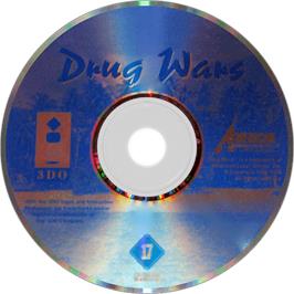 Artwork on the Disc for Drug Wars on the Panasonic 3DO.