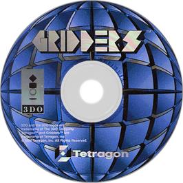 Artwork on the Disc for Gridders on the Panasonic 3DO.