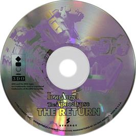Artwork on the Disc for Iron Angel of the Apocalypse: The Return on the Panasonic 3DO.