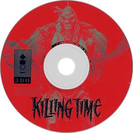 Artwork on the Disc for Killing Time on the Panasonic 3DO.