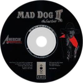 Artwork on the Disc for Mad Dog II: The Lost Gold on the Panasonic 3DO.